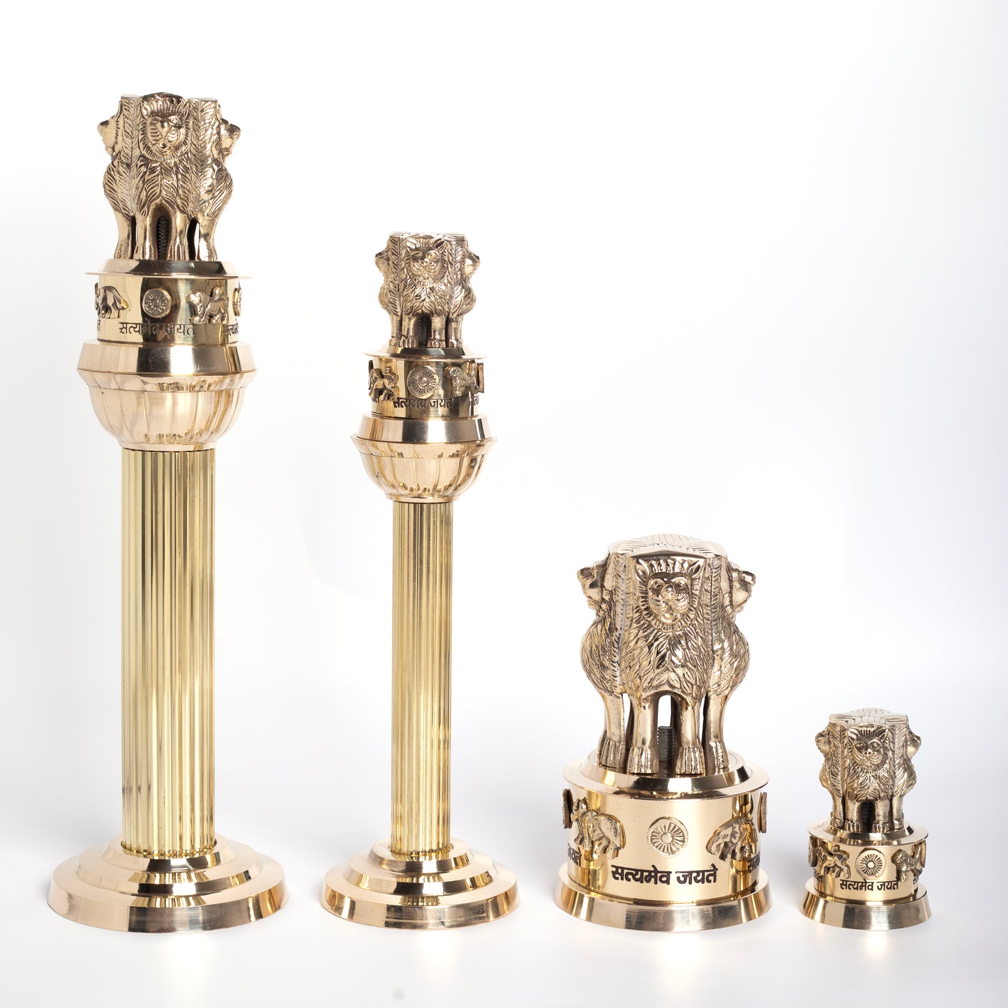 Buy Brass Ashoka Pillar for Office Table, Home Decor, Bedroom Living Room