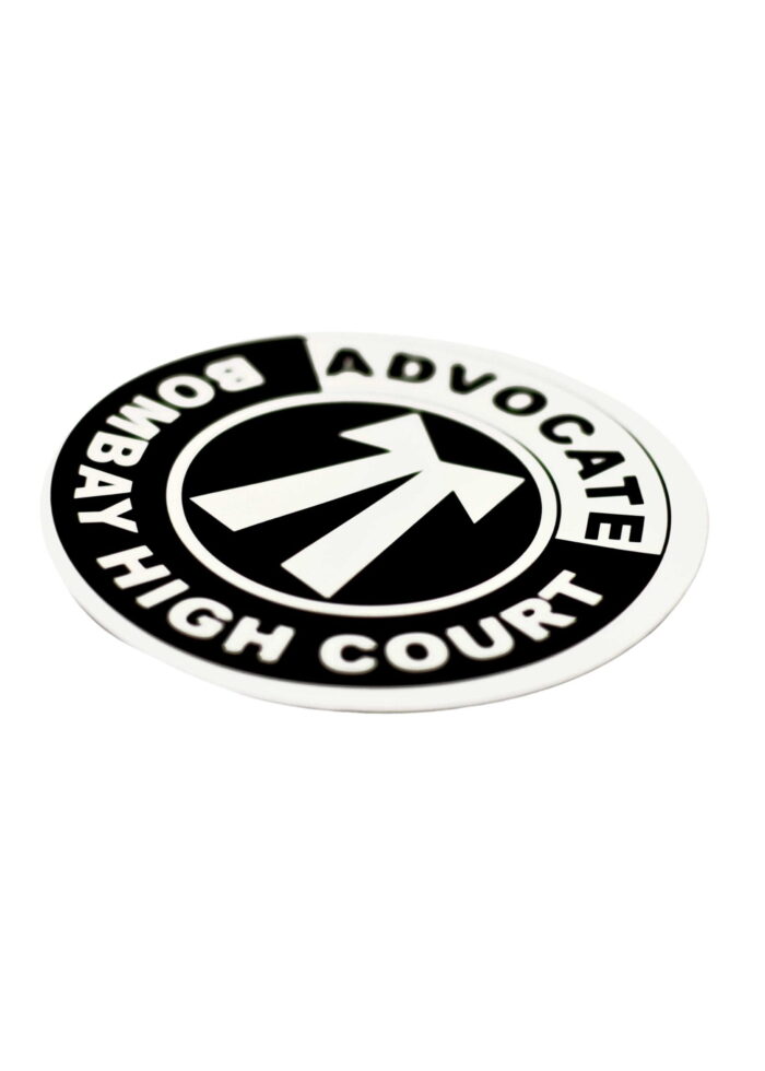 Advocate Sticker Bombay High Court Front Product Image 2